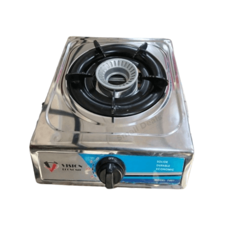 Plaque à Gaz VISION-1 Foyer -  Gris Métallisé